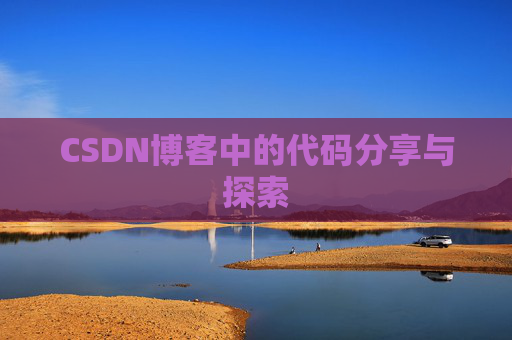 CSDN博客中的代码分享与探索
